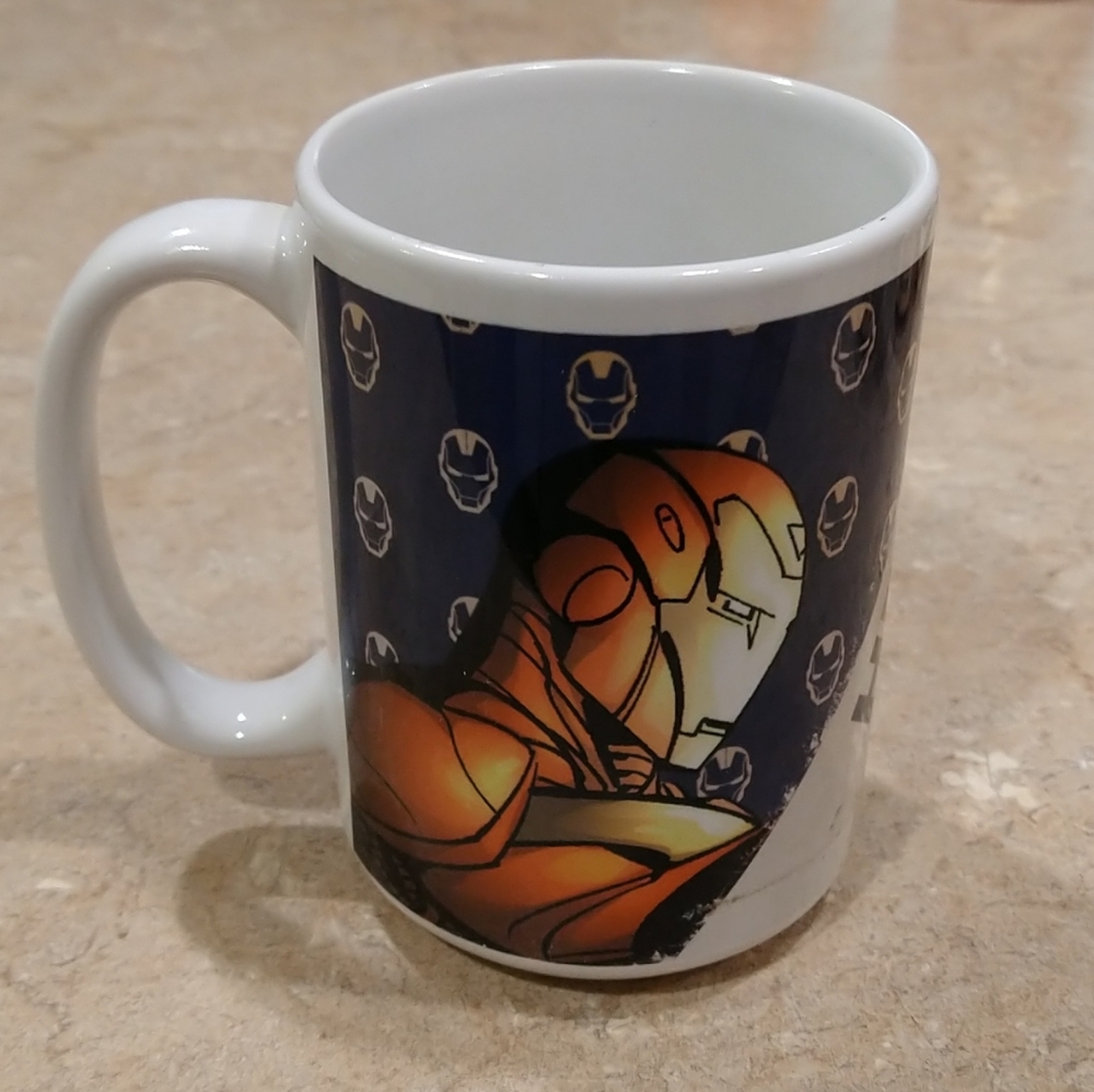 Marvel Iron Man Hero Flag 15 oz. Coffee Mug / Cup